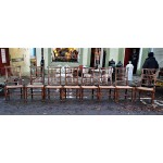 Set of 8 Oak Dining Chairs NOW SOLD